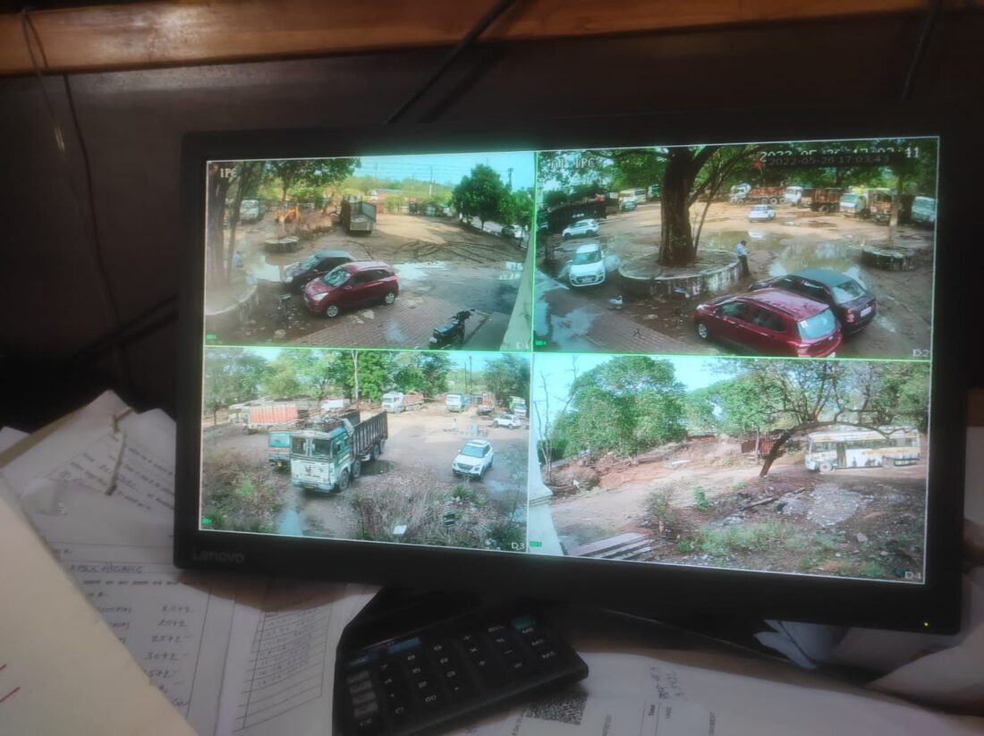 आगजनी के बाद जागा परिवहन विभाग, आरटीओ कार्यालय में लगे सीसीटीवी कैमरे