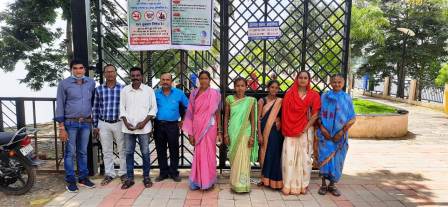 शहरवासियों ने तम्बाकू से बच्चों एवं समाज को दूर रखने ली शपथ