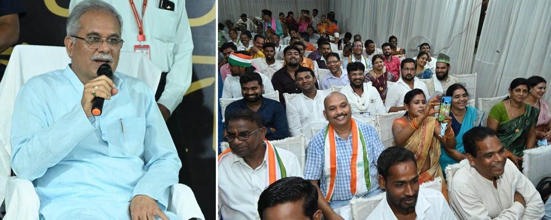 मुख्यमंत्री ने रायगढ़ में विभिन्न प्रतिनिधि मंडलों से की भेंट-मुलाकात