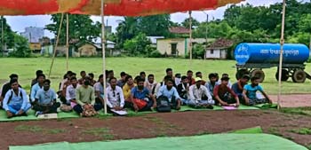 सुरक्षा गार्ड के भर्ती के लिए गुण्डरदेही के मेगा कैम्प में हुआ 138 अभ्यर्थियों का चयन