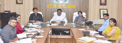 मां बम्लेश्वरी देवी मंदिर डोंगरगढ़ क्वांर नवरात्रि आयोजन के लिए मेला समिति की बैठक