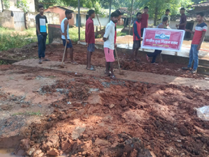 युवा मितान क्लब के सदस्यों ने चलाया सफाई अभियान