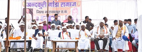 प्रभारी मंत्री ने किया गांडा समाज के भवन का लोकार्पण