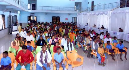 आकलन शिविर में 256 अभिभावक व दिव्यांग छात्र छात्राओं ने लिया भाग