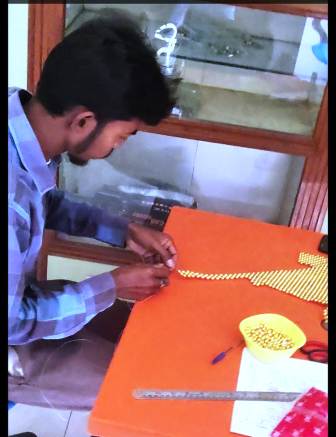 दिव्यांग हितग्राहियों को विभिन्न उत्पाद तैयार करने उपलब्ध कराया गया नि:शुल्क प्रशिक्षण