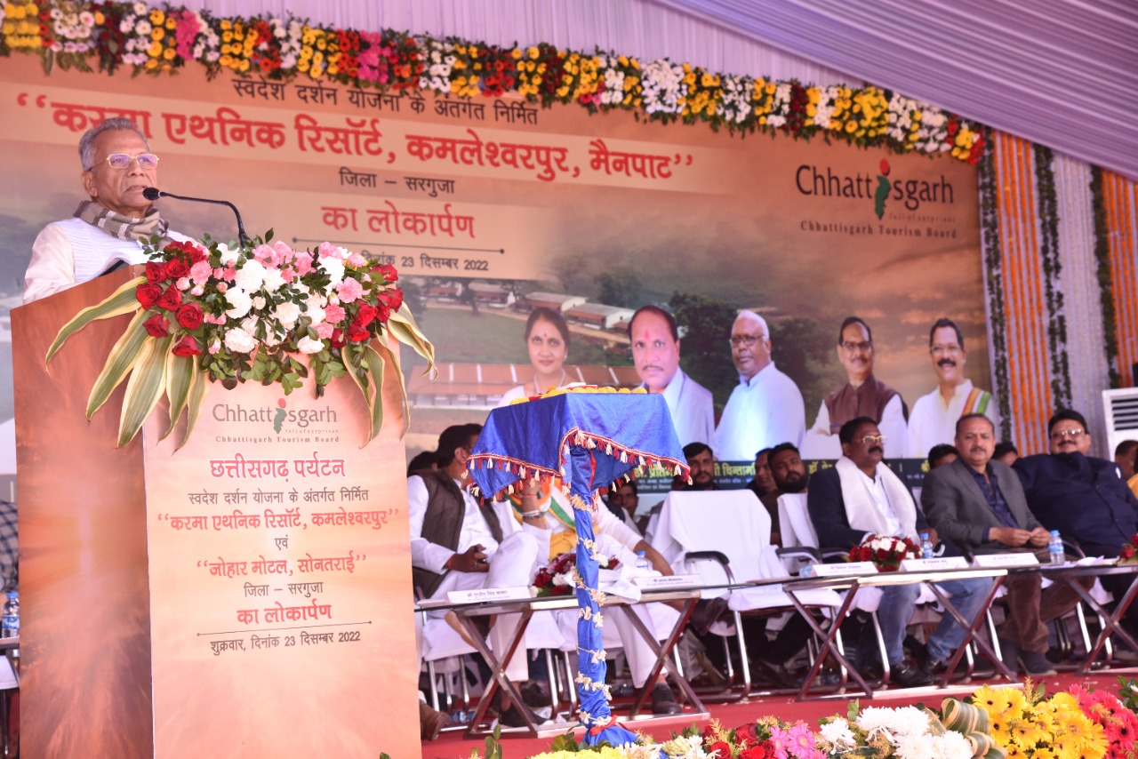 एथनिक रिसॉर्ट शुरू होने से मैनपाट में होम स्टे को मिलेगा बढ़ावा- पर्यटन मंत्री श्री ताम्रध्वज साहू