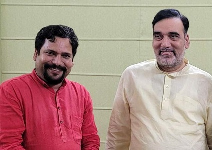 आप छत्तीसगढ़ चुनाव प्रभारी गोपाल राय का रायपुर दौरा 4 को