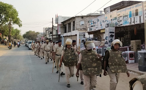 होली के मद्देनजर रायपुर में 1000 जवान तैनात, बने 60 चेक पाइंट