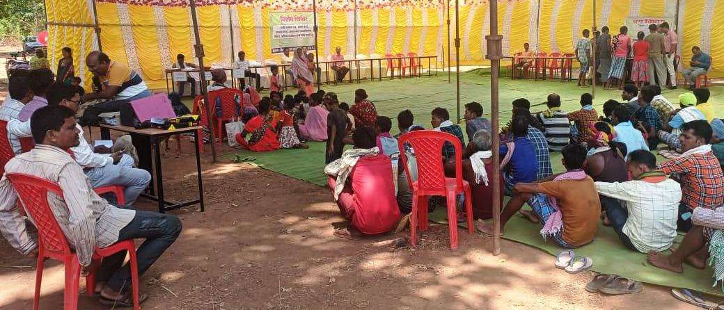 बण्डापाल जनचौपाल शिविर में मिले 385 आवेदन