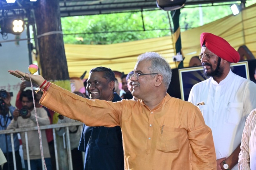  सीएम बघेल ने किया छत्तीसगढ़िया ओलंपिक का शुभारंभ