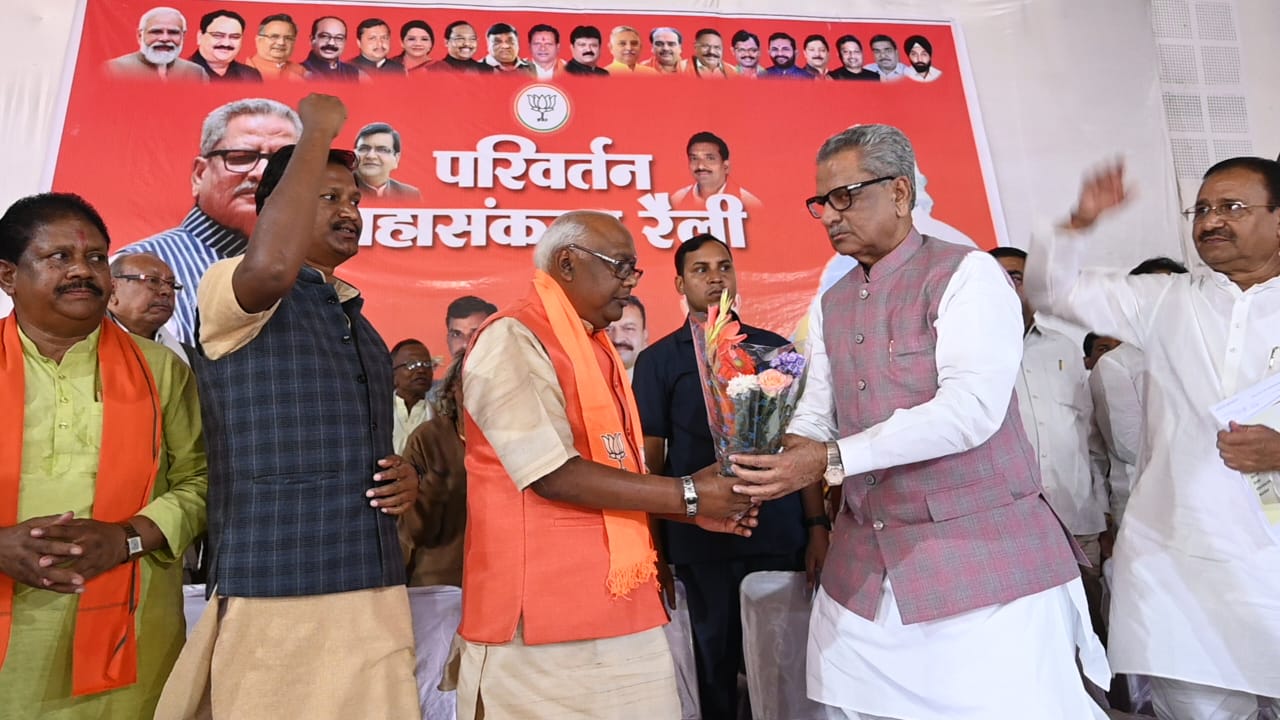  चिंतामणी ने थामा भाजपा का दामन, प्रदेश प्रभारी माथुर ने किया स्वागत