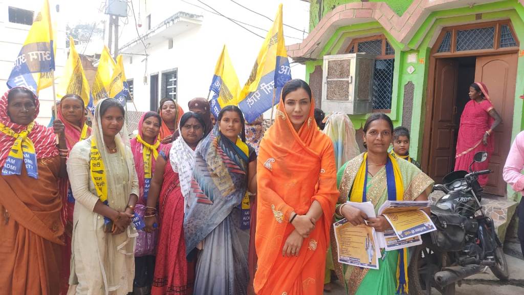 आम आदमी पार्टी को मिल रहा जनसमर्थन : आकांक्षा सिंह