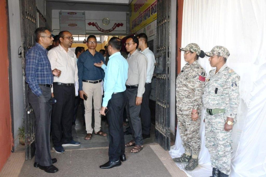 सामान्य प्रेक्षक ने किया मतगणना स्थल का निरीक्षण