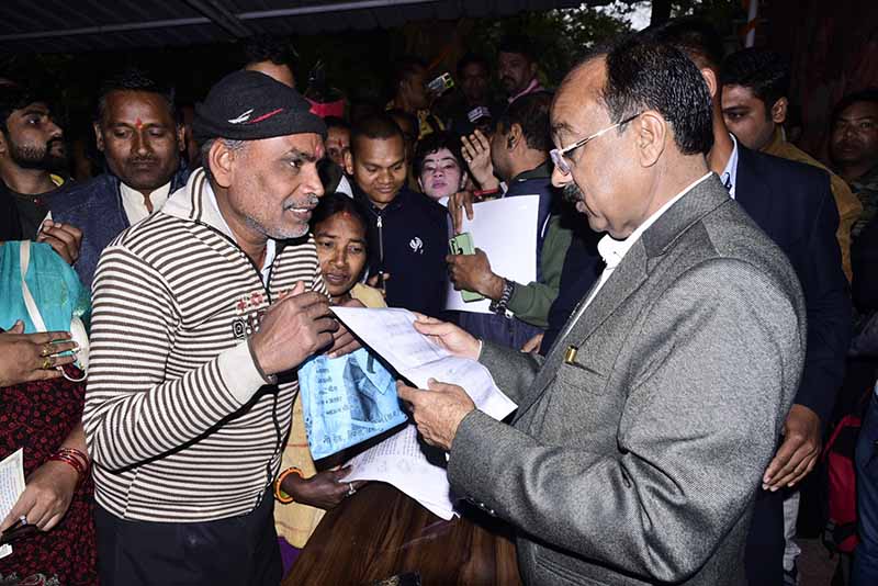 उप मुख्यमंत्री साव ने जनदर्शन में सुनी लोगों की समस्याएं