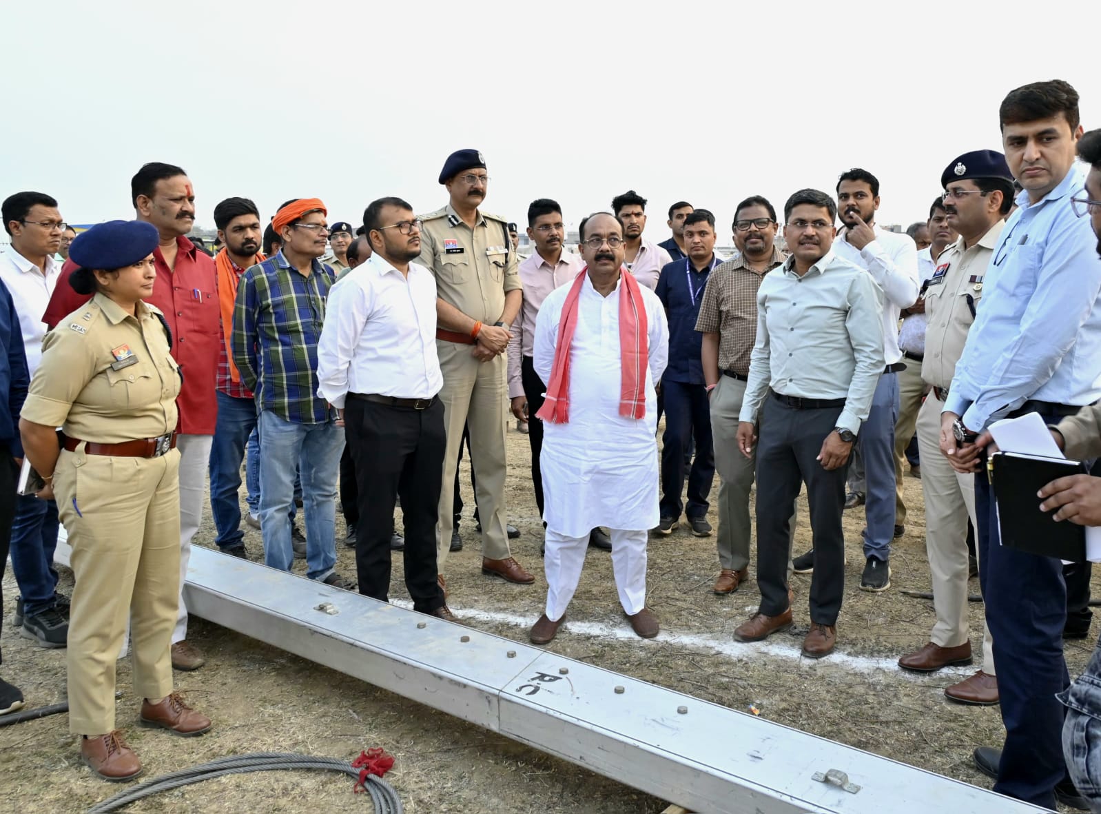 उप मुख्यमंत्री ने कार्यक्रम स्थल का निरीक्षण कर तैयारियों की समीक्षा की