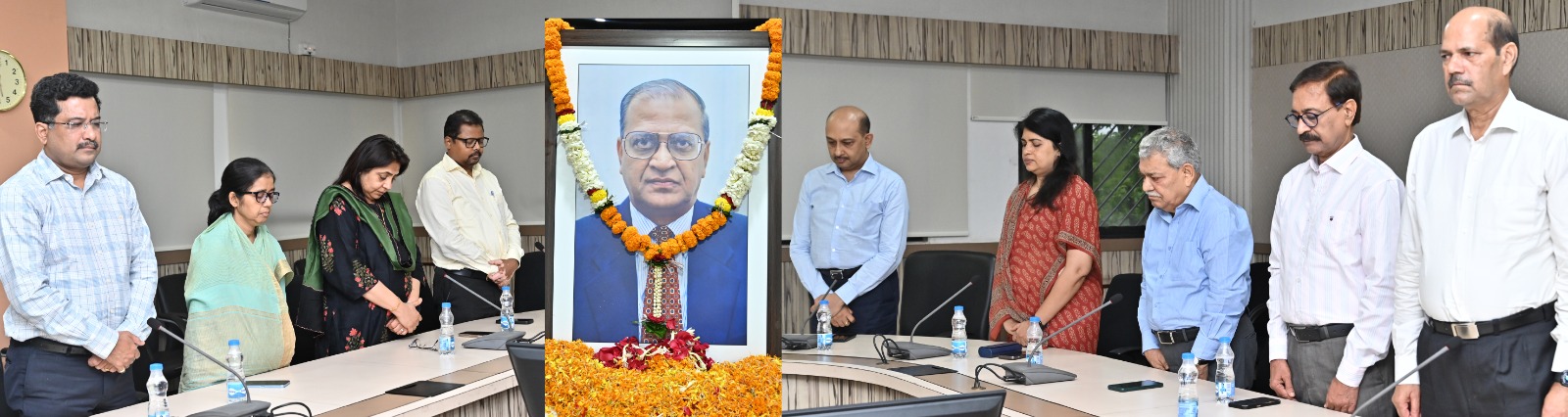 मंत्रालय में अधिकारियों ने स्वर्गीय श्री अरूण कुमार को दी श्रद्धांजलि