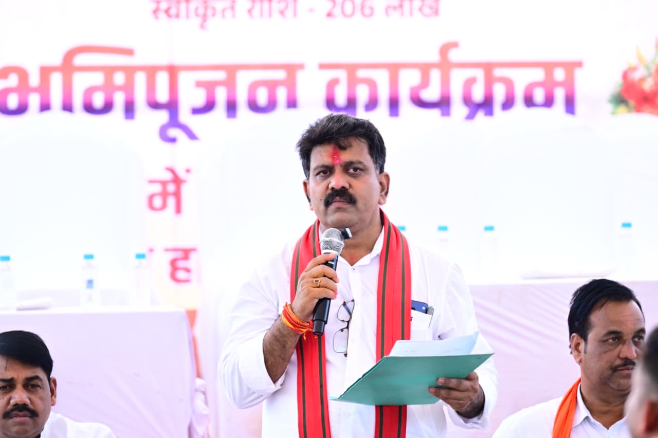 उप मुख्यमंत्री ने 2.06 करोड़ की लागत से घोटिया विद्युत उपकेंद्र का किया भूमिपूजन