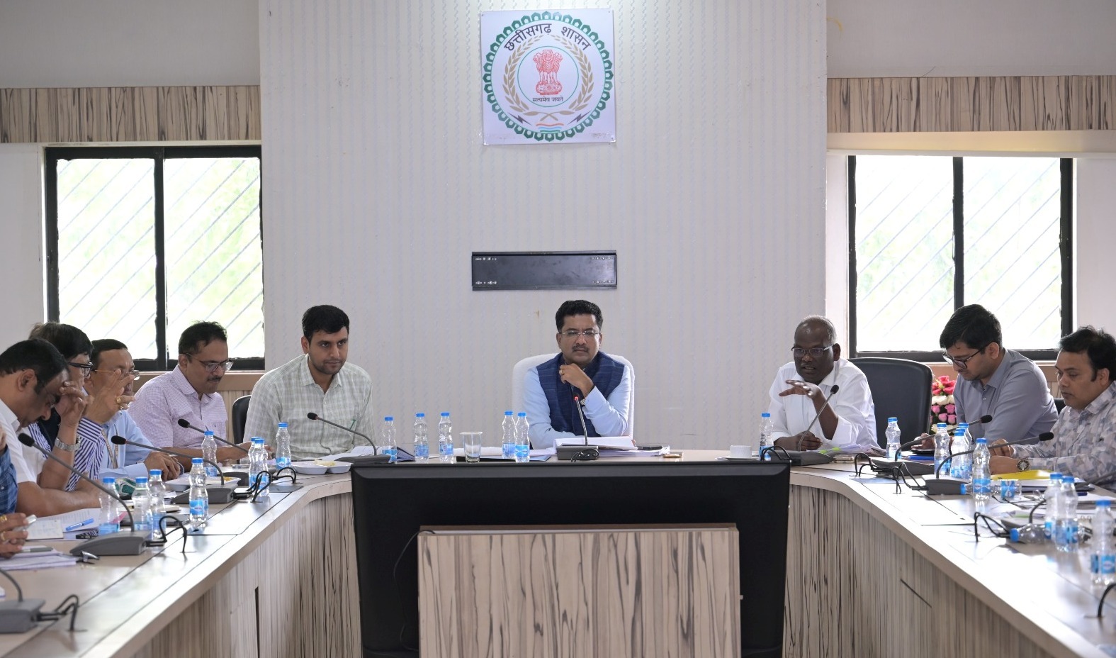 नगरीय प्रशासन विभाग के नए प्रमुख सचिव श्री सोनमणि बोरा ने ली मैराथन बैठक