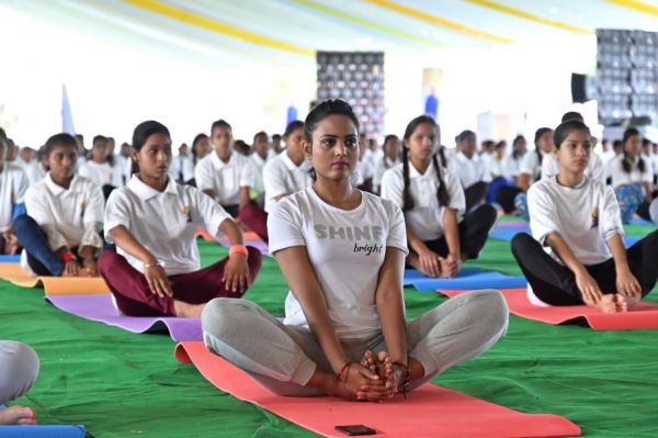 अंतर्राष्ट्रीय योग दिवस पर प्रदेशभर में हुए आयोजन