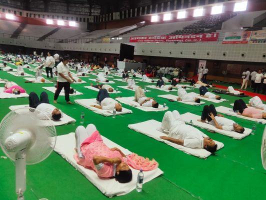 अंतर्राष्ट्रीय योग दिवस पर प्रदेशभर में हुए आयोजन