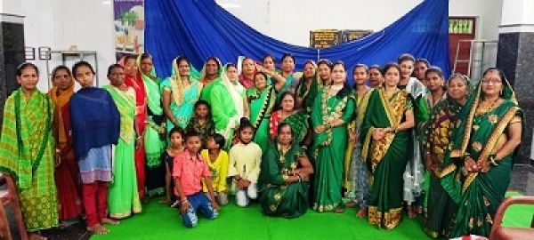 धीवर समाज महिला प्रकोष्ठ ने मनाया सावन महोत्सव