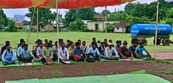 सुरक्षा गार्ड के भर्ती के लिए गुण्डरदेही के मेगा कैम्प में हुआ 138 अभ्यर्थियों का चयन