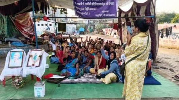 अऩुकंपा नियुक्ति शिक्षाकर्मी कल्याण संघ की महाकफन अनोखी रैली 30 को