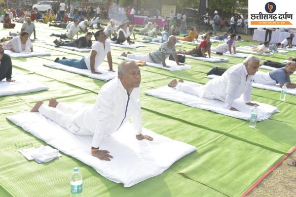  अच्छा स्वास्थ्य बनाए रखने के लिए योग जरूरी : मंत्री ताम्रध्वज