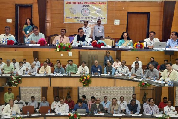 राज्य स्तरीय भू-वैज्ञानिक कार्यक्रम मंडल छत्तीसगढ़ की 24वीं बैठक सम्पन्न