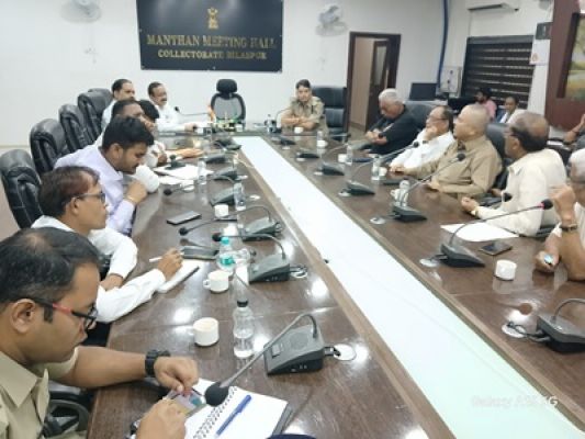 जिला स्तरीय शान्ति समिति की बैठक