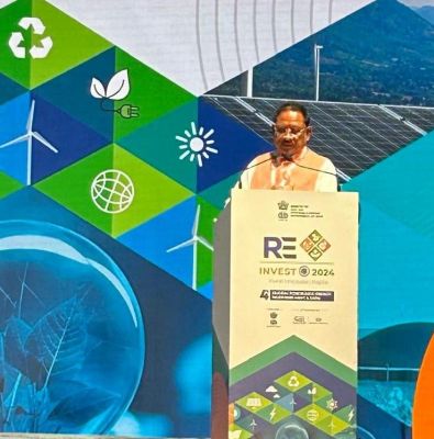 देश में 2030 तक 500 गीगावाट रिन्यूएबल एनर्जी उत्पादन के लक्ष्य को पूरा करने में छत्तीसगढ़ का भी होगा महत्वपूर्ण योगदान : मुख्यमंत्री श्री विष्णु देव साय 