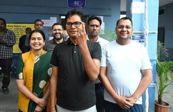 मंत्री ओपी चौधरी ने किया मतदान