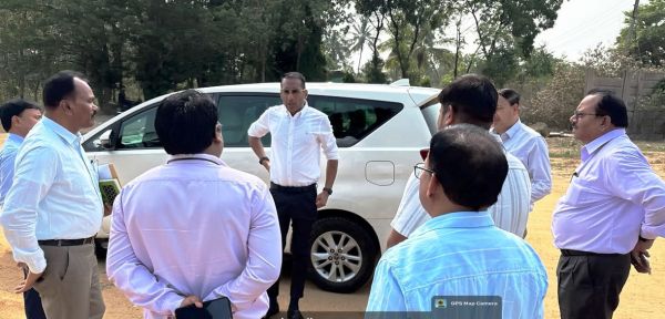 लोक निर्माण विभाग के सचिव ने मेडिकल कॉलेज के कार्यों का किया निरीक्षण, तेजी से काम पूरा करने कहा