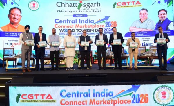 &lsquo;सेंट्रल इंडिया कनेक्ट छत्तीसगढ़ मार्केट प्लेस-2026&rsquo; में देश-विदेश के टूर ऑपरेटर्स, ट्रैवल एजेंट्स और हॉस्पिटैलिटी विशेषज्ञों का संगम