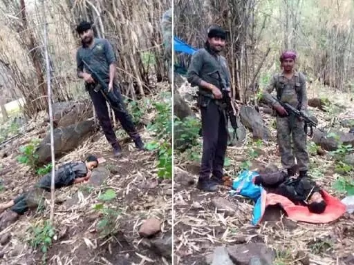मुठभेड़ में एक महिला नक्सली समेत 3 नक्सली ढेर&hellip;