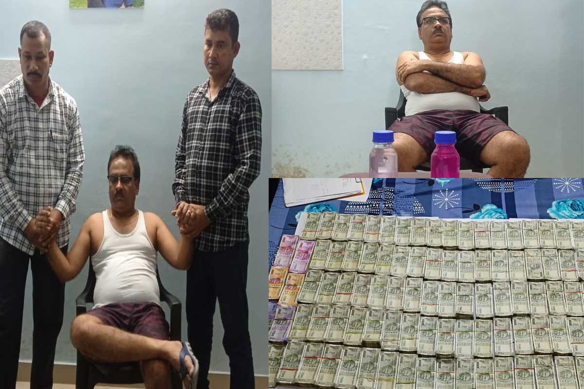 रिश्वतखोर संयुक्त सचिव अरेस्ट : 90 हजार रुपए लेते हुए रंगे हाथ गिरफ़्तार, 49.24 लाख कैश निवास से जब्त