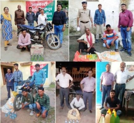 अवैध शराब के खिलाफ आबकारी विभाग ने छेड़ा अभियान, कई गिरफ्तार...