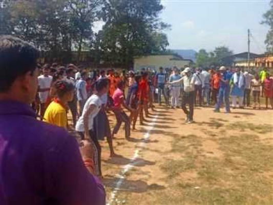 शासकीय उच्चतर माध्यमिक विद्यालय दुधावा खेल प्रतियोगिता आयोजित
