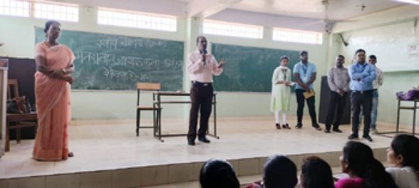 शासकीय पीजी कालेज बेमेतरा के युवा मतदाताओं को किया गया जागरूक