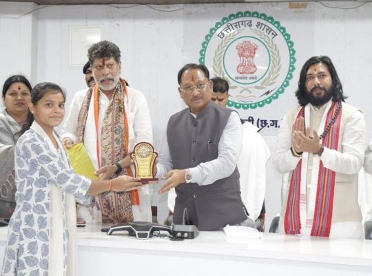 समर्पण, अनुशासन और निरंतर परिश्रम से हर लक्ष्य हासिल किया जा सकता है : मुख्यमंत्री श्री विष्णुदेव साय
