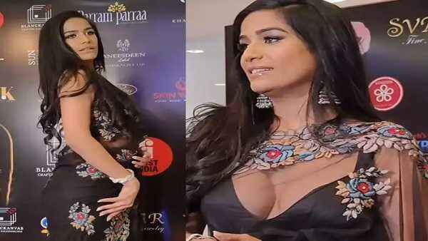  Poonam Pandey: दिवाली पार्टी में साड़ी में नजर आईं पूनम पांडे, डीप नेक ब्लाउज देख लोगों ने कही ये बात