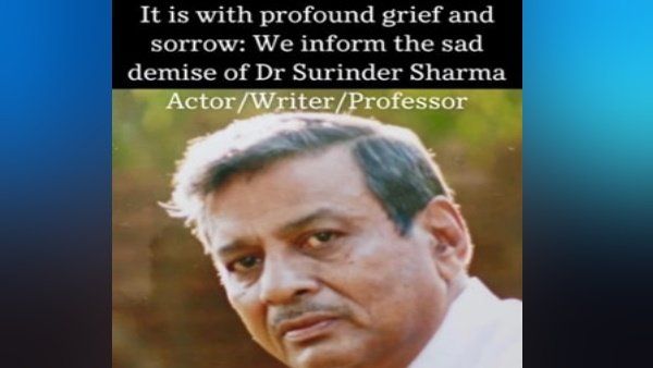 पंजाब एंटरटेनमेंट इंडस्ट्री को एक और झटका, एक्‍टर, लेखक और कवि सुरिंदर शर्मा का निधन
