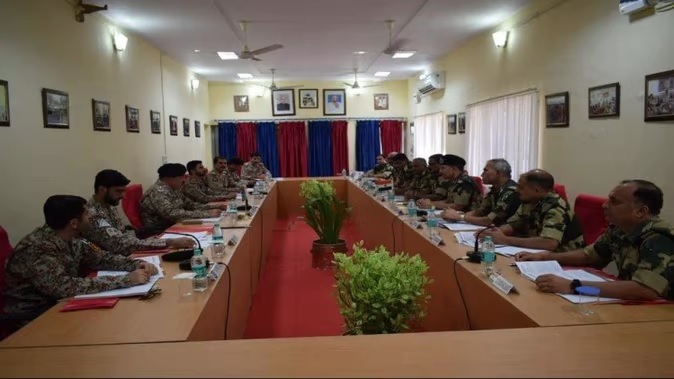 बीएसएफ के साथ पाकिस्तानी रेंजर्स की बैठक में सीमा सुरक्षा को लेकर हुई चर्चा