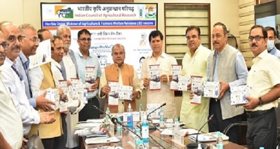 कृषि मंत्री ने किया स्वदेशी वैक्सीन लम्पी-प्रोवैक टीके का शुभारंभ