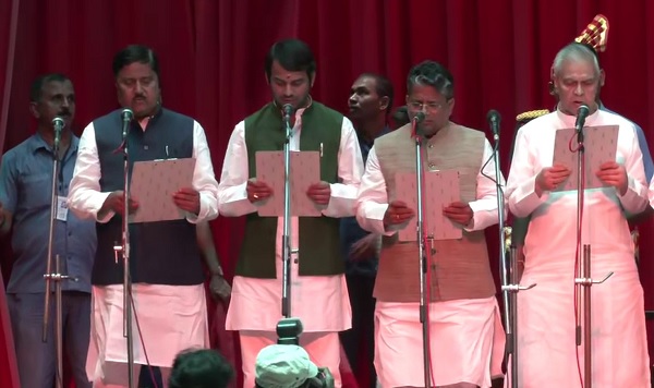 नीतीश कैबिनेट का विस्तार : कुल 31 मंत्रियों ने ली शपथ