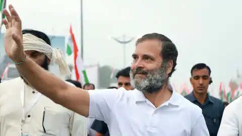राहुल के साथ कदम मिलाने तेज चलने की प्रैक्टिस में जुटे कांग्रेस के नेता...