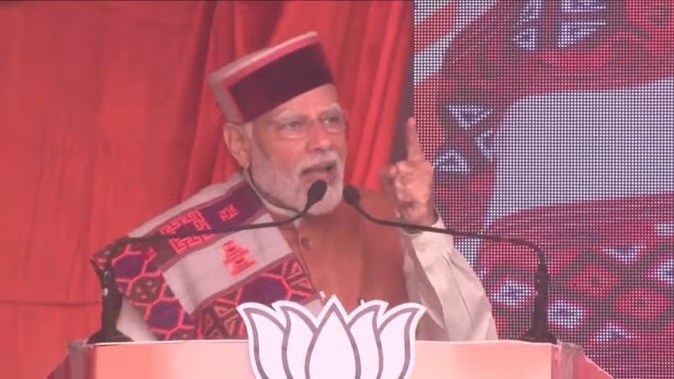 कांग्रेस को लगातार सजा दे रही है जनता : नरेंद्र मोदी