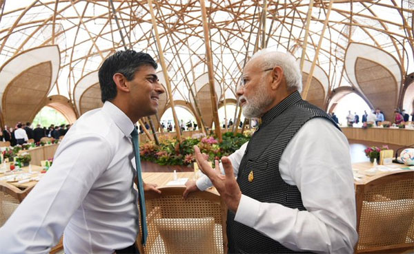 G-20 में पीएम मोदी से मुलाकात के बाद ऋषि सुनक ने भारतीयों को दी सौगात