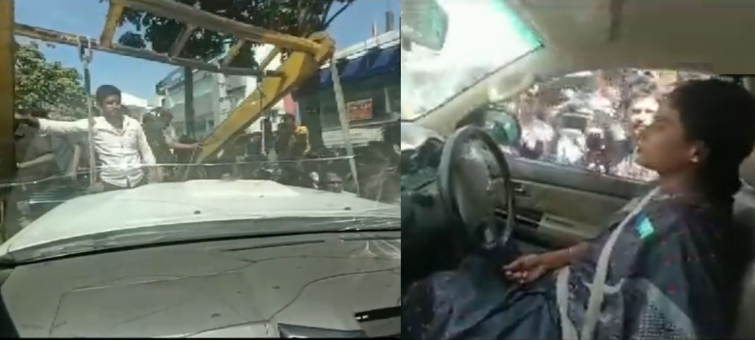 जब कार समेत सीएम की बहन को उठा ले गई पुलिस...