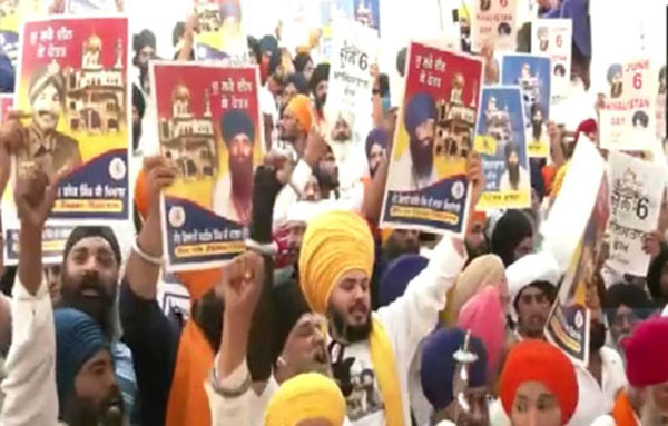  भारी सुरक्षा के बीच अमृतसर में ऑपरेशन ब्लूस्टार की बरसी पर जुटे कट्टरपंथी